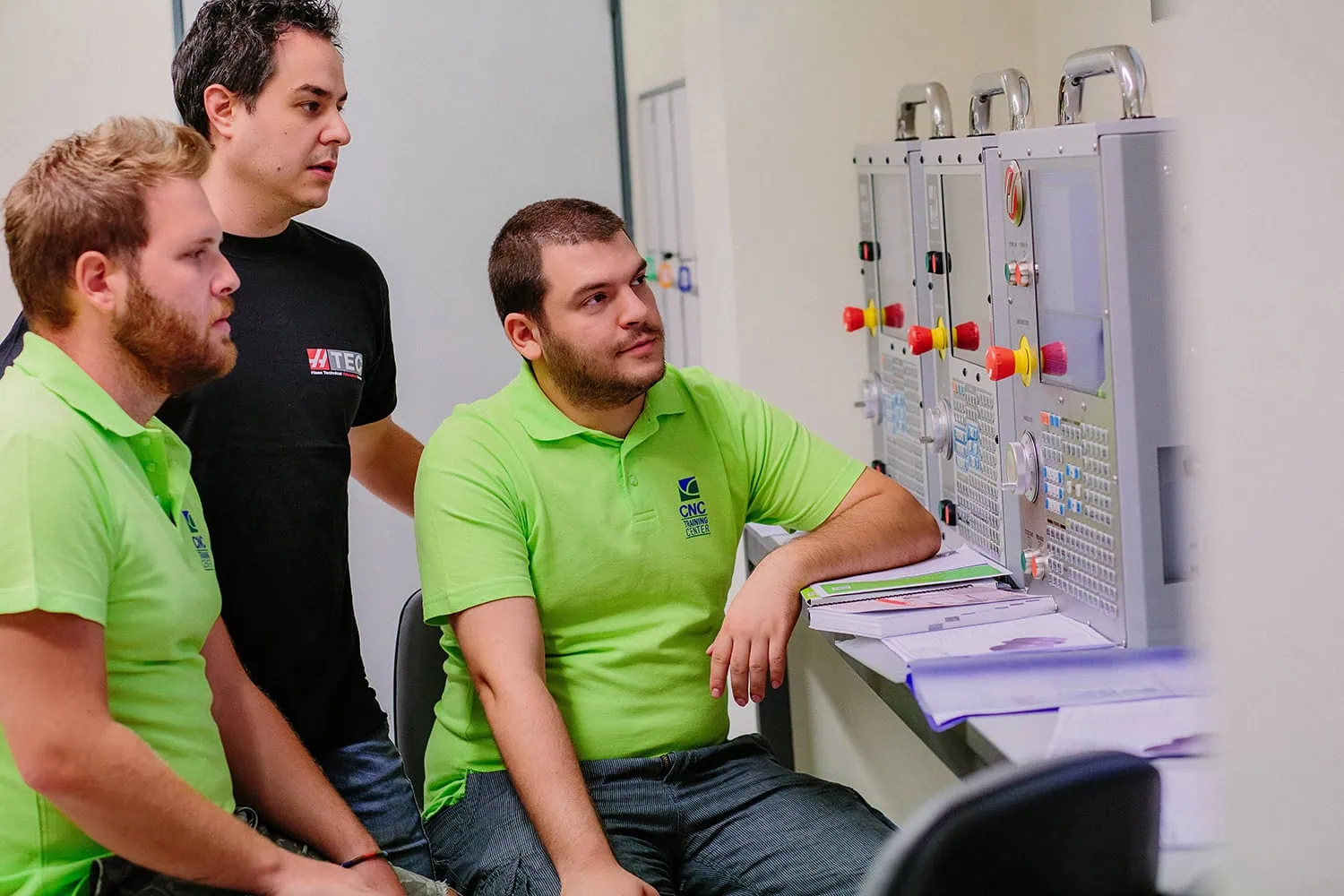 Your staff will be trained in real CNC machines